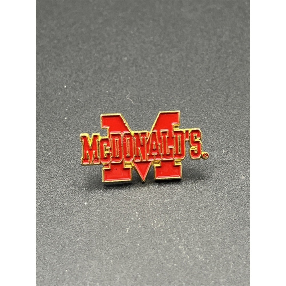 McDonald's Spell Out Varsity‎ Letters Lapel Hat Pin